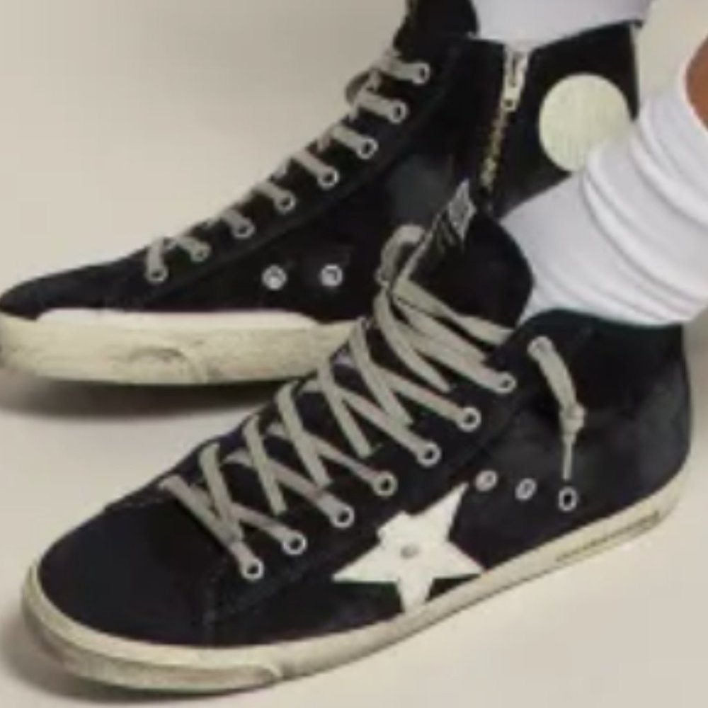 Golden Goose sneakers in leather with leather star and heel tab - Picture 9 of 9